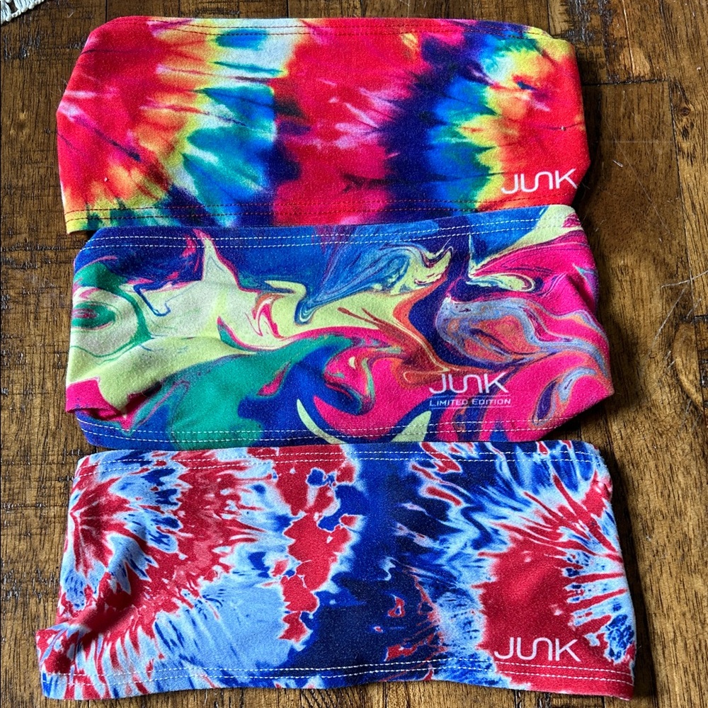 JUNk Tie-Dye Headbands - Multicolor